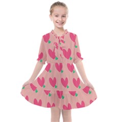 Hearts Kids  All Frills Chiffon Dress