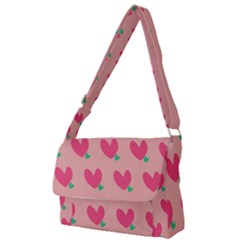 Hearts Full Print Messenger Bag (s) by tousmignonne25