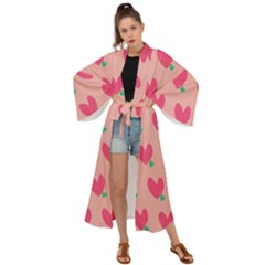 Hearts Maxi Kimono by tousmignonne25