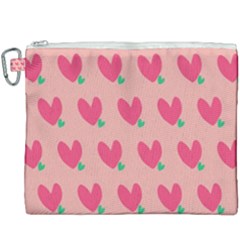 Hearts Canvas Cosmetic Bag (xxxl) by tousmignonne25