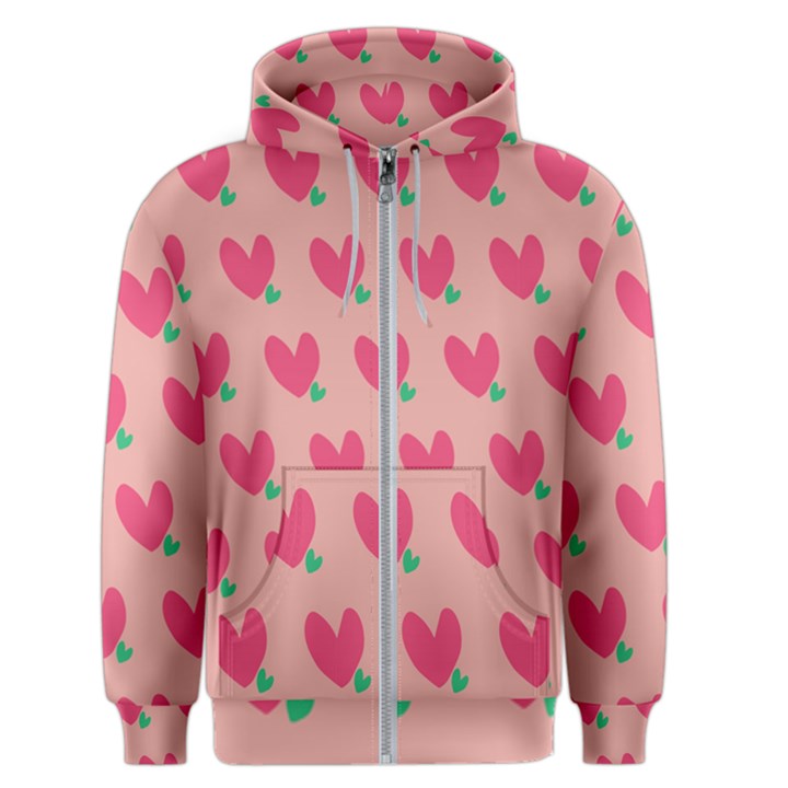 Hearts Men s Zipper Hoodie