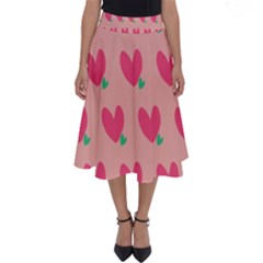 Hearts Perfect Length Midi Skirt by tousmignonne25