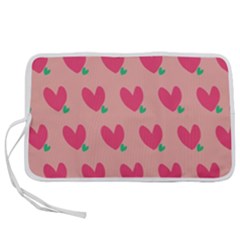 Hearts Pen Storage Case (l)