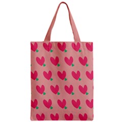 Hearts Zipper Classic Tote Bag