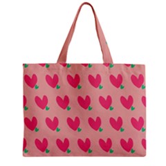 Hearts Zipper Mini Tote Bag