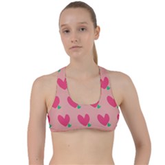 Hearts Criss Cross Racerback Sports Bra by tousmignonne25