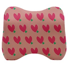 Hearts Velour Head Support Cushion