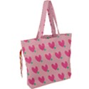 Hearts Drawstring Tote Bag View2