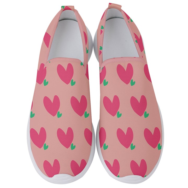 Hearts Men s Slip On Sneakers