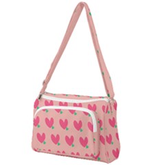 Hearts Front Pocket Crossbody Bag by tousmignonne25