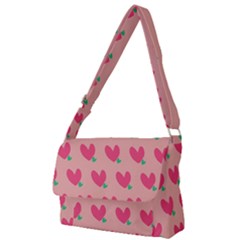 Hearts Full Print Messenger Bag (l)