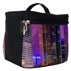 Lujiazui District Nigth Scene, Shanghai China Make Up Travel Bag (small)