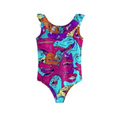 Dinos Kids  Frill Swimsuit by Sobalvarro