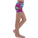 Dinos Kids  Lightweight Velour Yoga Shorts View3