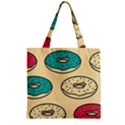 Donuts Zipper Grocery Tote Bag View1