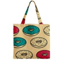 Donuts Zipper Grocery Tote Bag View2