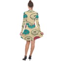 Donuts Long Sleeve Panel Dress View2