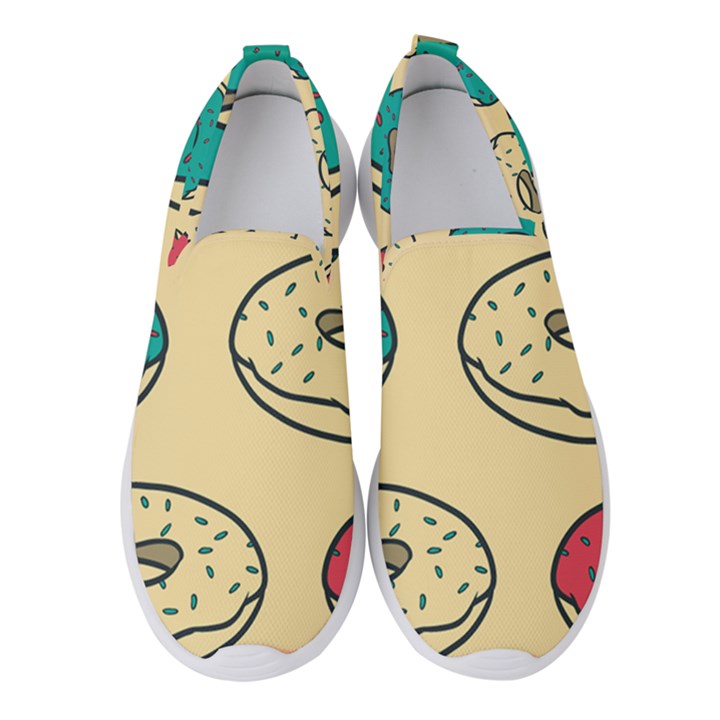 Donuts Women s Slip On Sneakers