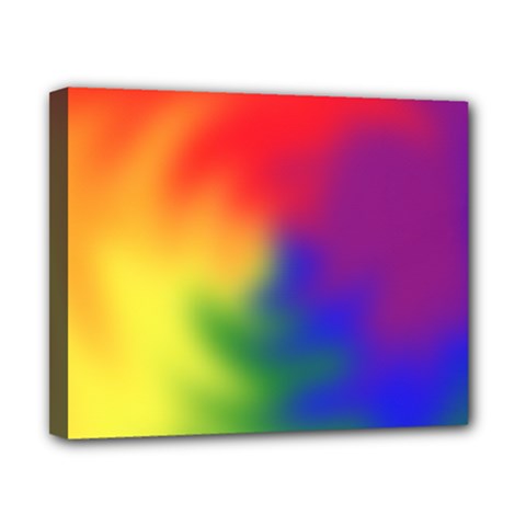 Rainbow Colors Lgbt Pride Abstract Art Canvas 10  X 8  (stretched) by yoursparklingshop