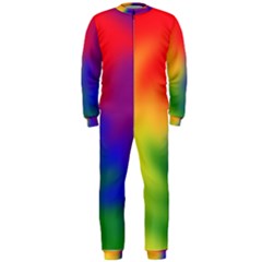 Rainbow Colors Lgbt Pride Abstract Art Onepiece Jumpsuit (men) 