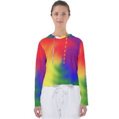 Rainbow Colors Lgbt Pride Abstract Art Women s Slouchy Sweat by yoursparklingshop