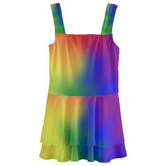 Rainbow Colors Lgbt Pride Abstract Art Kids  Layered Skirt Swimsuit by yoursparklingshop