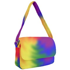 Rainbow Colors Lgbt Pride Abstract Art Courier Bag by yoursparklingshop