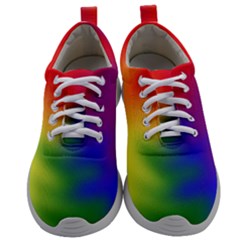 Rainbow Colors Lgbt Pride Abstract Art Mens Athletic Shoes by yoursparklingshop