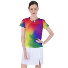 Rainbow Colors Lgbt Pride Abstract Art Women s Sports Top by yoursparklingshop