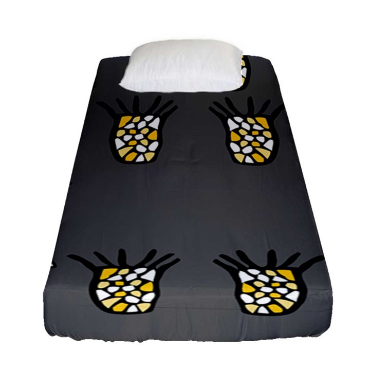 CCHPA Coloured Pineapple Fitted Sheet (Single Size)