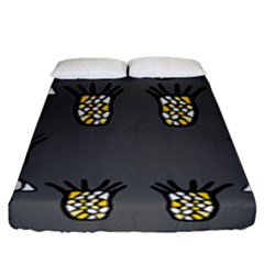 CCHPA Coloured Pineapple Fitted Sheet (King Size)