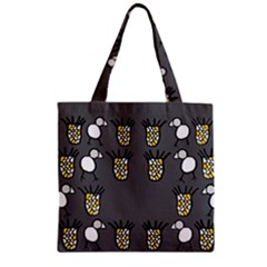 CCHPA Coloured Pineapple Zipper Grocery Tote Bag