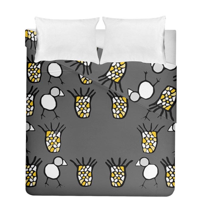 CCHPA Coloured Pineapple Duvet Cover Double Side (Full/ Double Size)