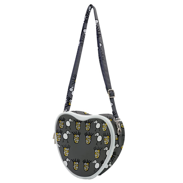 CCHPA Coloured Pineapple Heart Shoulder Bag