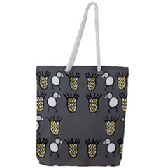 CCHPA Coloured Pineapple Full Print Rope Handle Tote (Large)