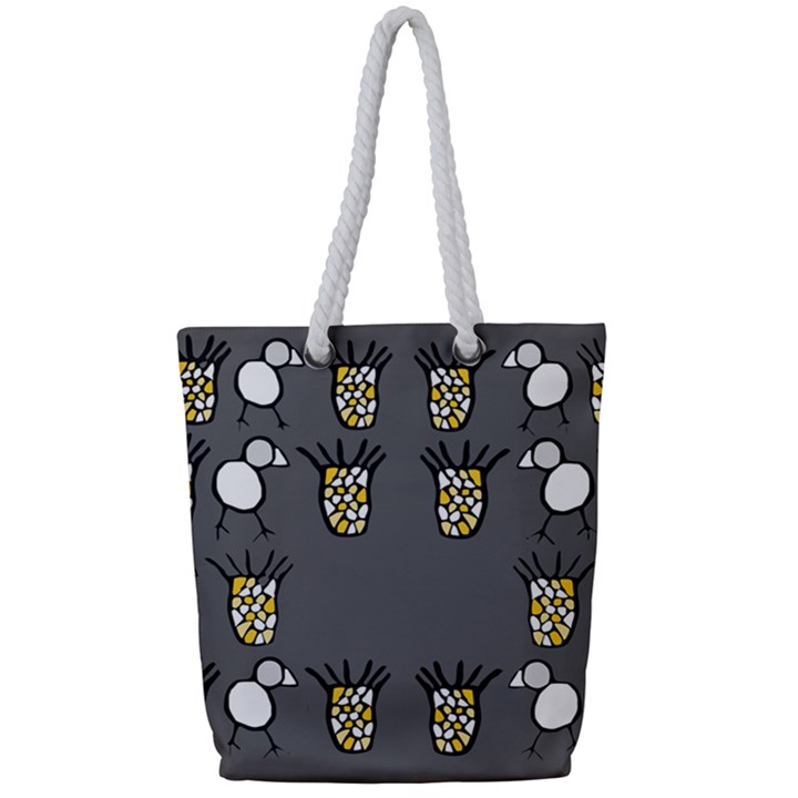 CCHPA Coloured Pineapple Full Print Rope Handle Tote (Small)