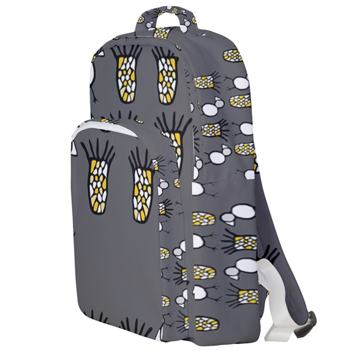 CCHPA Coloured Pineapple Double Compartment Backpack