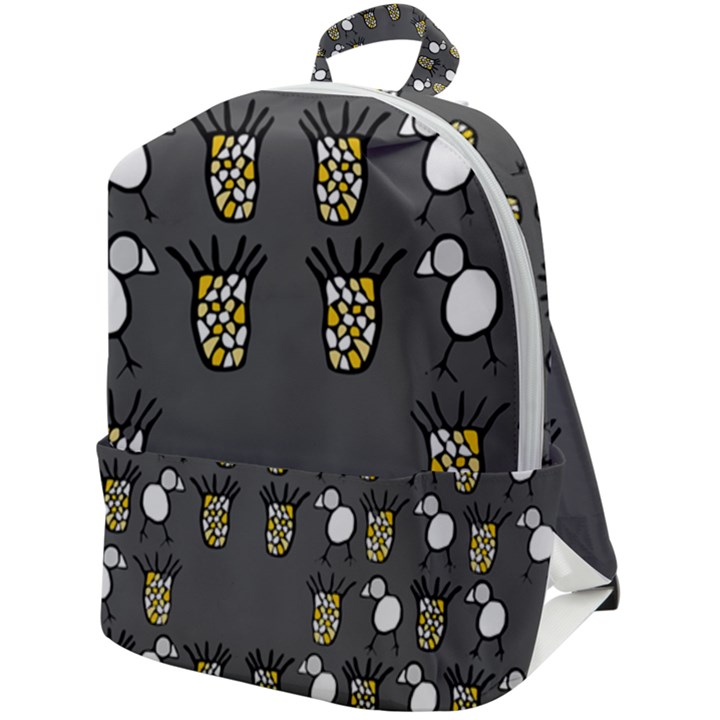 CCHPA Coloured Pineapple Zip Up Backpack