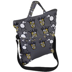 Cchpa Coloured Pineapple Fold Over Handle Tote Bag by CHPALTD