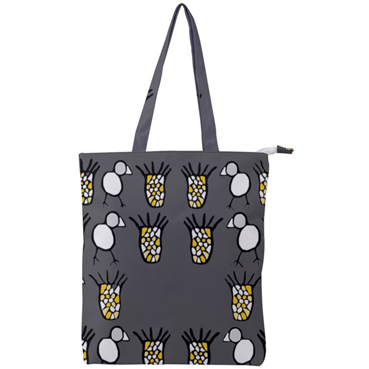 CCHPA Coloured Pineapple Double Zip Up Tote Bag