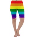 Original 8 Stripes LGBT Pride Rainbow Flag Cropped Leggings  View1