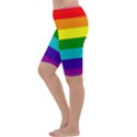 Original 8 Stripes LGBT Pride Rainbow Flag Cropped Leggings  View2