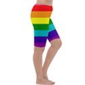 Original 8 Stripes LGBT Pride Rainbow Flag Cropped Leggings  View3