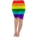 Original 8 Stripes LGBT Pride Rainbow Flag Cropped Leggings  View4