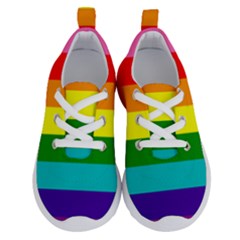 Original 8 Stripes Lgbt Pride Rainbow Flag Running Shoes by yoursparklingshop