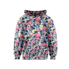 Beautiful Floral Pattern Kids  Pullover Hoodie