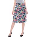 Beautiful floral pattern Midi Beach Skirt View1