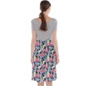 Beautiful floral pattern Midi Beach Skirt View2