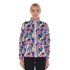 Beautiful Floral Pattern Winter Jacket