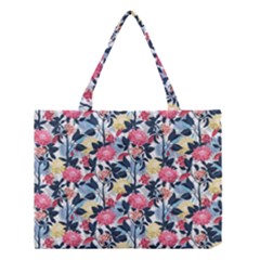 Beautiful Floral Pattern Medium Tote Bag